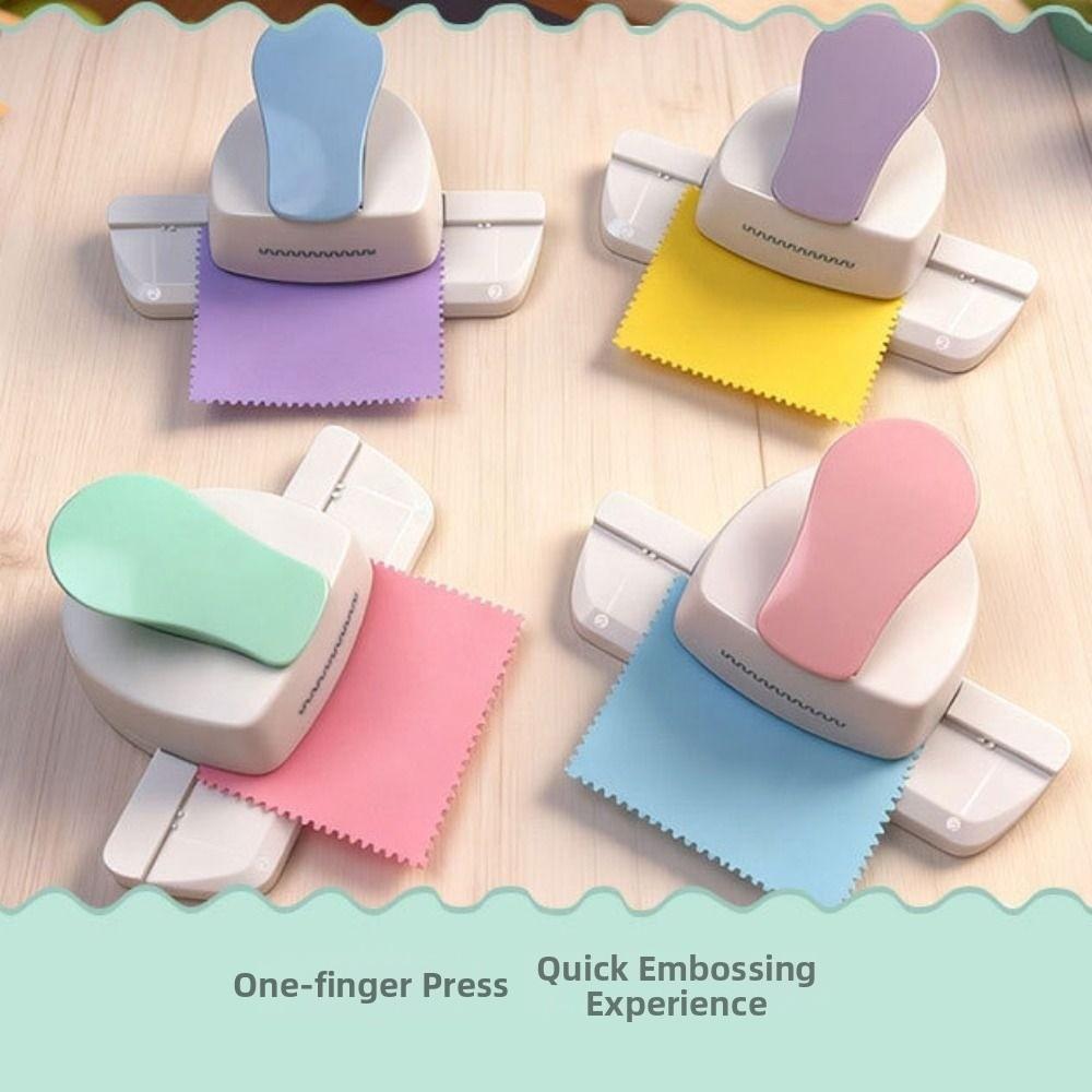 3.3cm Stamp Border Punch Labor Saving Toothed Puncher Embosser Stamp Shape Hole Punch Scrapbooking