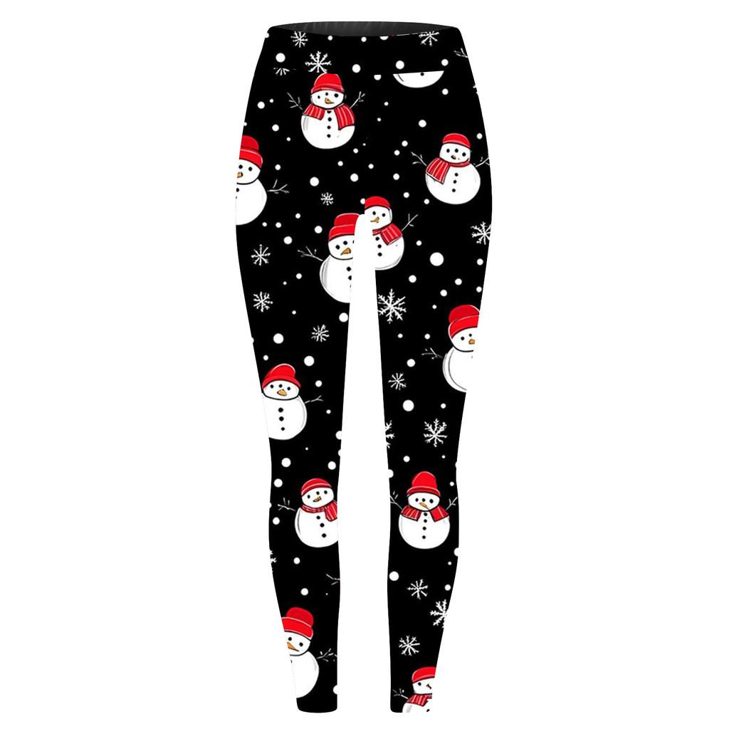 Женские повседневные модные уличные брюки для йоги с принтом на Хэллоуин, облегающие эластичные укороченные брюки