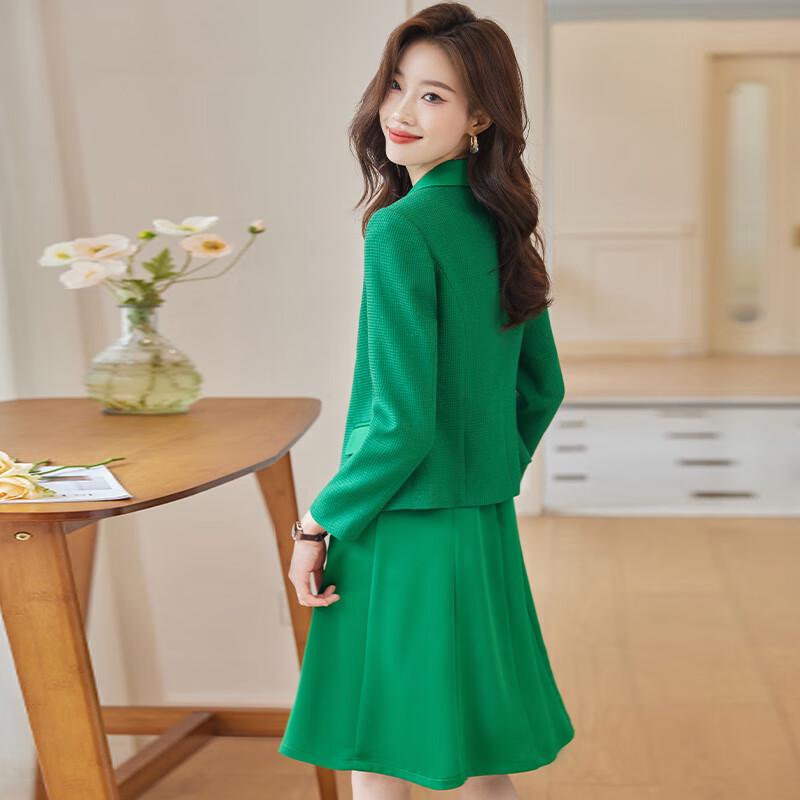 Женский двусторонний костюм-платье с длинным рукавом