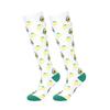 Cartoon Fruit Pressure Socks Breathable Sweat-Absorbing Sports Socks Shaping Leg Nylon Socks Running Socks