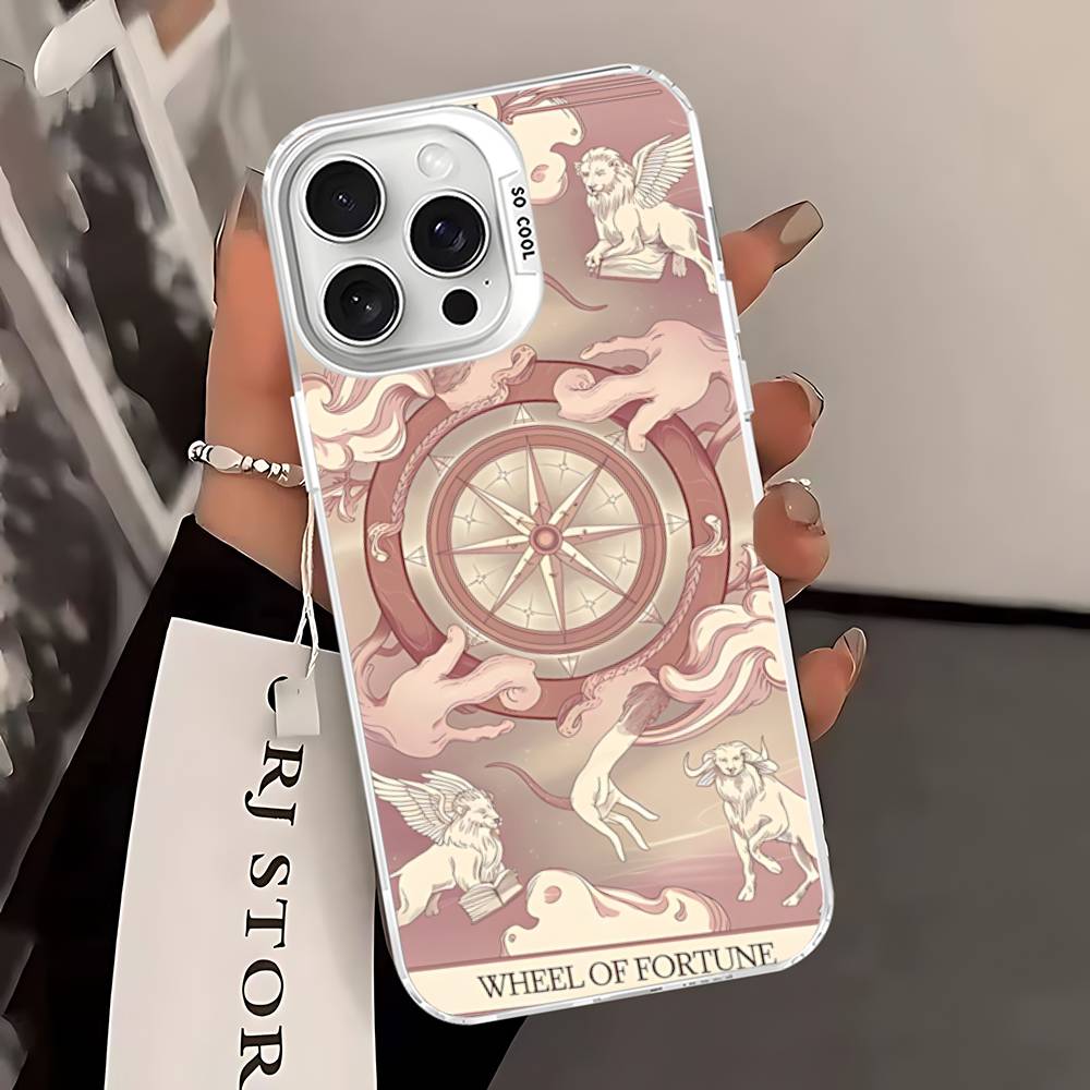 Инструменты для гадания Карты Таро Чехол для телефона Для IPhone 17 16 15 14 13 12 11 Pro Max Plus Pro Цветной корпус