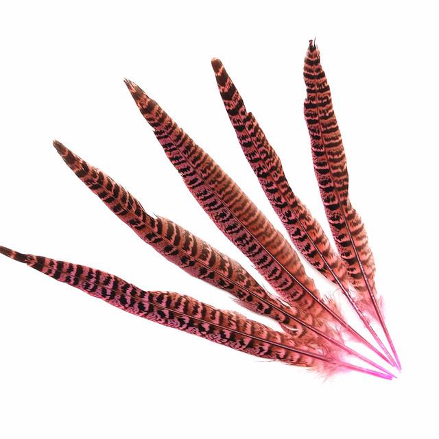 10pcs Natural Female Pheasant Tail Feathers For Crafts Diy Plumes Jewelry Making Wedding Decorations Partys Decor Plumas 23 -30cm