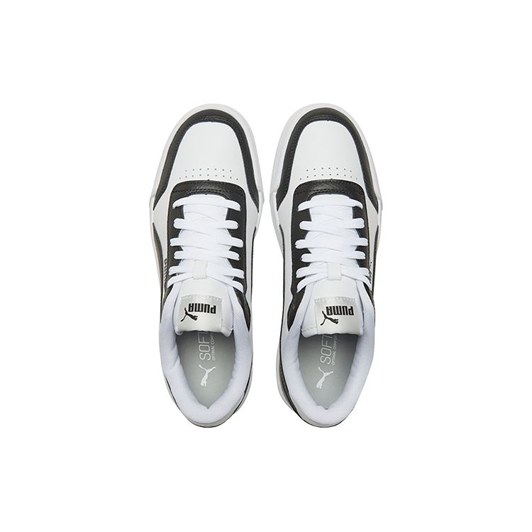 Puma Caracal Повседневные Прочные Низкие Кроссовки Унисекс Кроссовки Черные Белые 369863-15