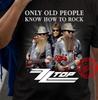 ХОТ band ZZ Top Легенда Мужская футболка Черная Хлопковая Футболка Все Размеры 1F213 Унисекс Футболка