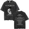 Rocker Yungblud IDOLS Wings World Tour  Tshirt Men Women Rock Harajuku Vintage Washed T Shirts Casual Oversized Tshirts