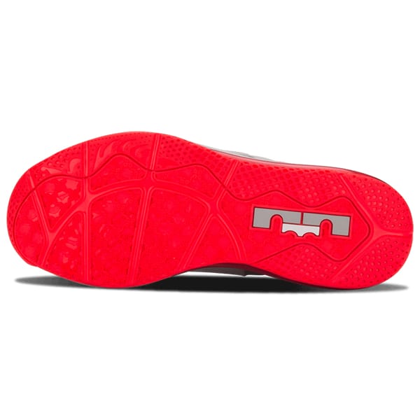 Nike LeBron 11 Low 'Base Grey Laser Crimson' 642849-001