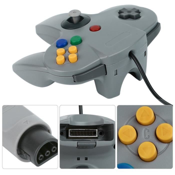 Manette de jeu - Nintendo - N64 - Filaire - 10 boutons - Précision 3D