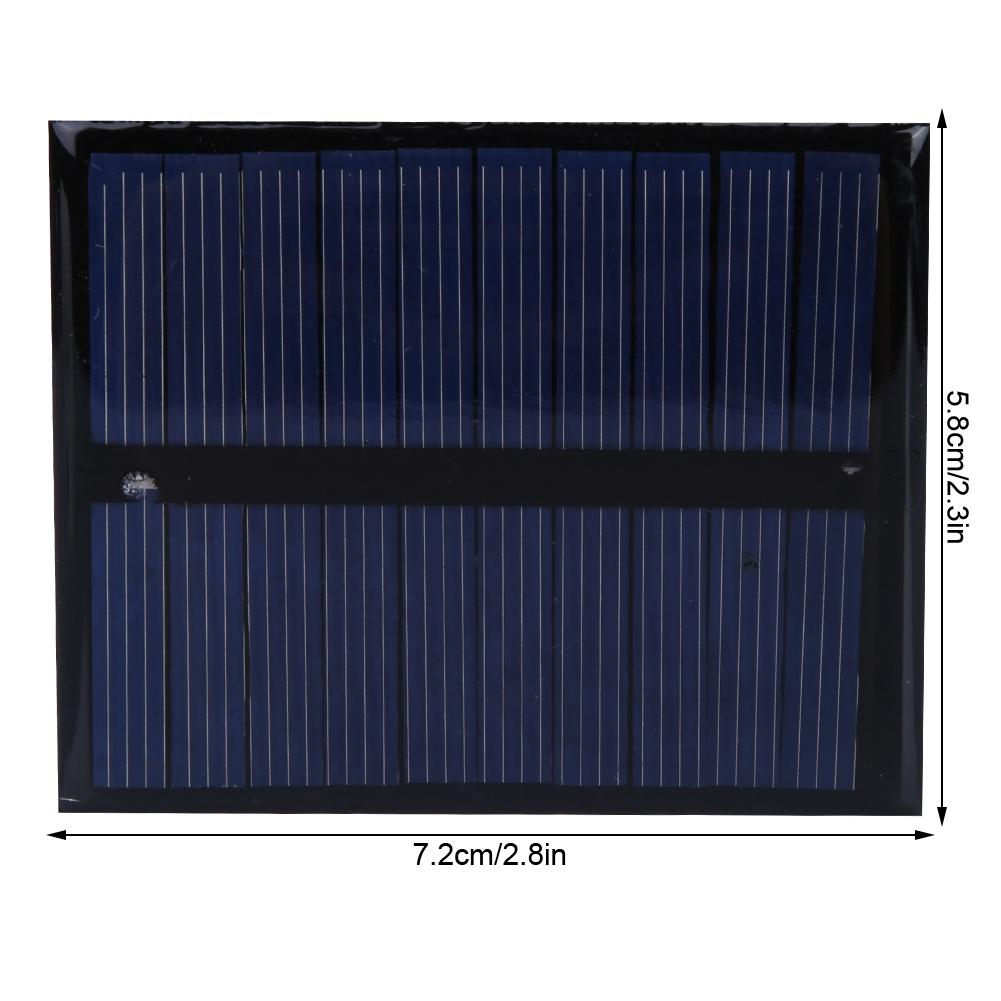 0,5 Вт 5 В наружное портативное высокоэффективное зарядное устройство для солнечных батарей из поликремния