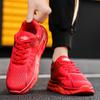 Men’s Black Sports Shoes Women White Running Sneakers Students Over Sized Basketball Shoes Couple Red Yellow Unisex Jogging Shoes