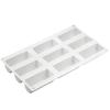 Silicone Cake Baking Mold - DIY Bakeware Mold for Jelly, Pudding, Biscuits, Chocolate, Cupcakes, 9-Cavity Rectangular