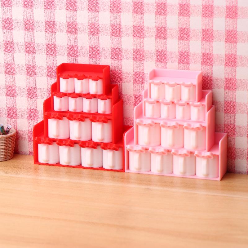 1/12 Кукольный домик Мини Мультяшная Модель Банки для Приправ Украшение Кухни Кукольного Дома Аксессуары для Сцены Кукольного Дома Игрушки для Имитации