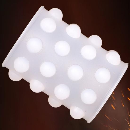 Силиконовое кольцо-задержка с текстурой бусин Тренажер для выносливости мужского удовольствия с анальной стимуляцией Безопасный для тела Незаметная игрушка для взрослых для интимности пар и