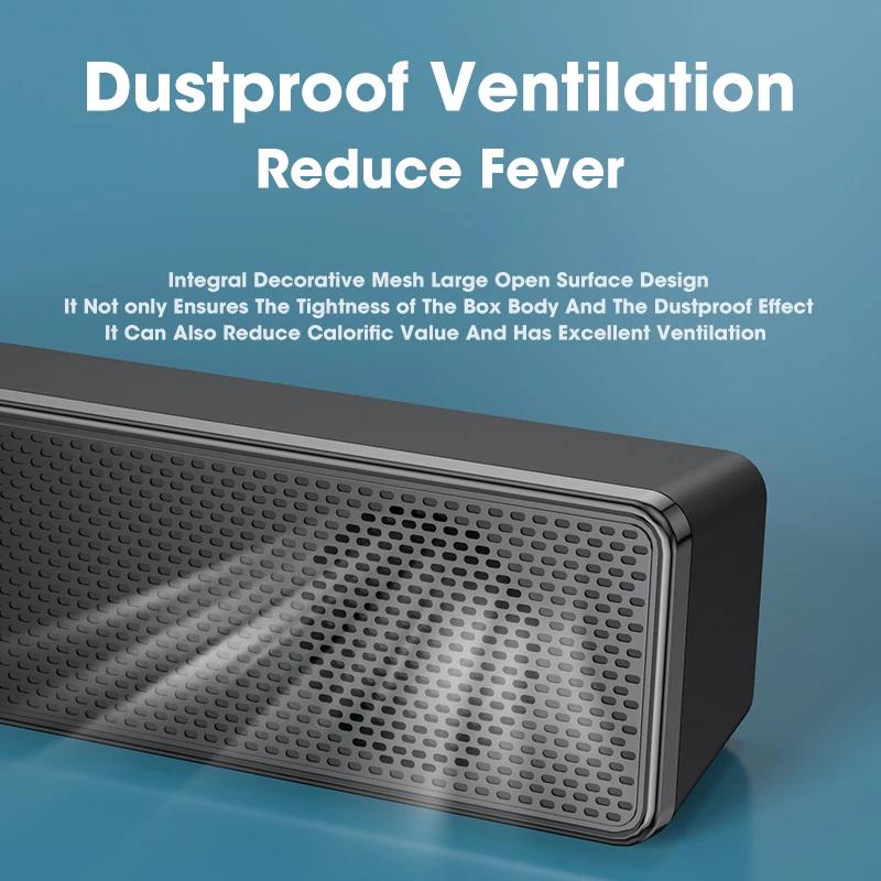 Компьютерные колонки Звуковая панель для ПК с питанием от USB Проводная и беспроводная Bluetooth-колонка для игр на ПК Система объемного звучания