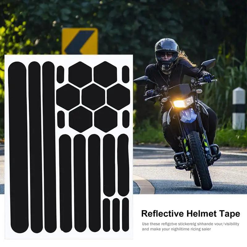 Self-Adhesive Reflective Tape For Bikes - Safety Stickers And Tape For Cars Motorcycles And Helmets