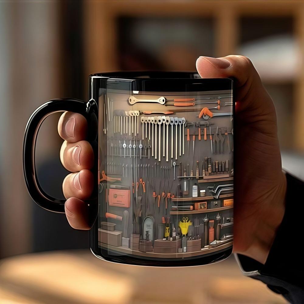 Ceramic Mechanic Water Cup 325ml Mechanic Mug Funny Coffee Mug Auto/Car Mechanic Gift