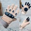Skateboard Gloves Outdoor Riding Tactical Gloves Full Finger Locomotive Motorcycle Riding Palm Velcro Design Gloves