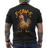 Funny F-Caw-F Chicken Shirt, FCAWF Chicken Mummy Women Men Humor ON BACK T-Shirt
