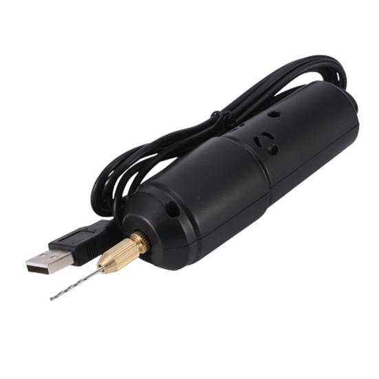 1 шт./1 компл. USB ручная дрель Мощный матовый двигатель Высокая скорость вращения Штамповка Коррозионностойкая мини-дрель для изготовления ювелирных изделий