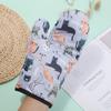 Cute Cat Pattern Cotton Oven Gloves Double Thick Heat Resistant Anti-scaldke Suitable Cooking Oven Barbecue Pot Holders Gloves