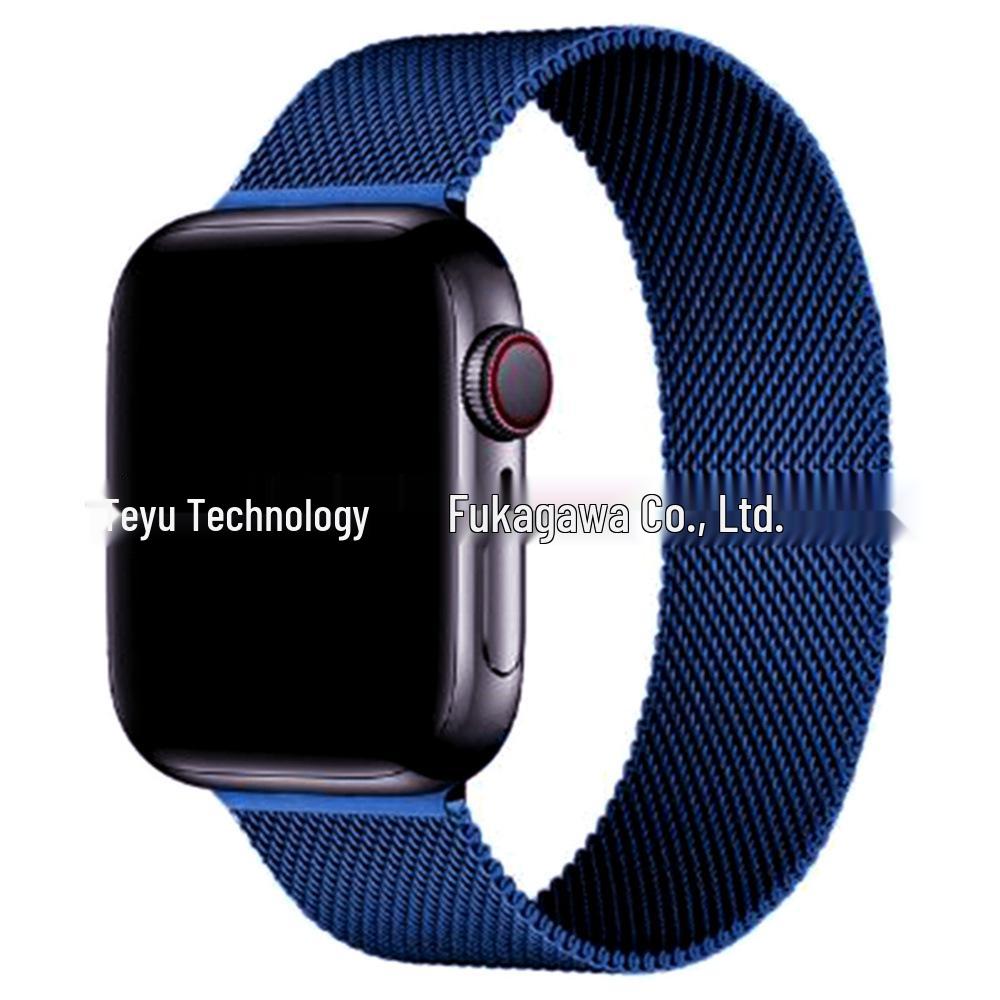 Совместимый металлический ремешок-петля для Apple Watch Series 5-9, SE
