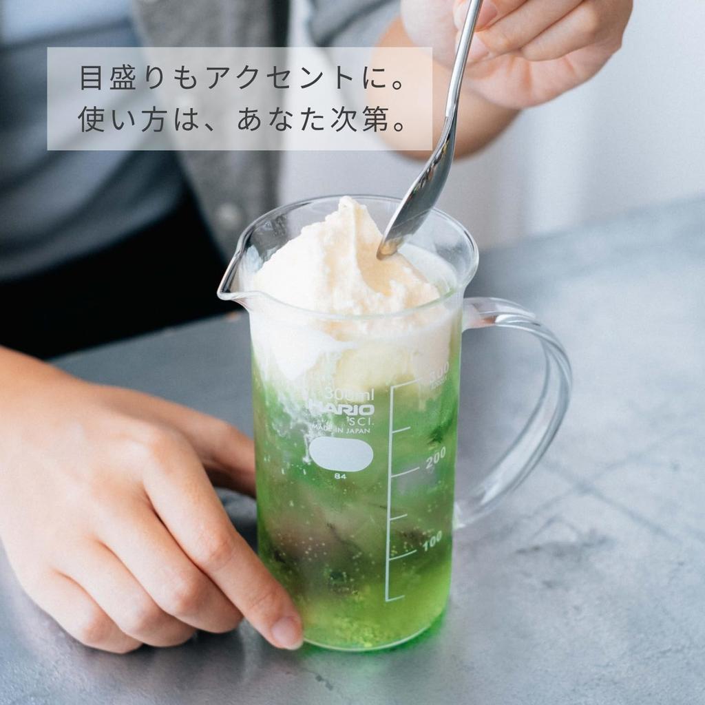 HARIO Tall Beaker 300mL Made in Server, Capacity, Heat-Resistant Glass, Japan, TBV-300