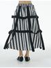Xitao Юбка с кисточками Модная элегантная полосатая WLD8388