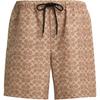 Coach Ss25 Solid Full Print Pattern Three-Quarter Beach Shorts Men Shorts Light-Brown CZ537-RYU