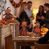 3Pcs Wooden Pumpkin Man Tabletop Decor 2D Flat Pumpkin Scarecrow Party Sign  Farmhouse Setting