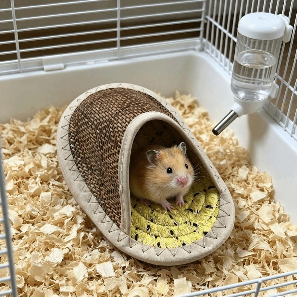 Breathable Hamster Cool Nest Wear Resistant Small Pet Bed Durable Pet Cave Nest Pet Resting