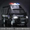 1:24 IVECO Полицейская машина Высокая симуляция Литой металлический сплав Модель автомобиля Звук Свет Оттягивание назад Коллекция Детская игрушка Подарки