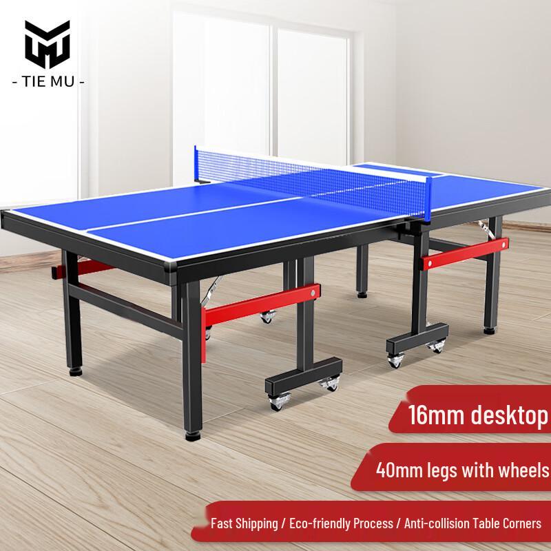 Tiemu Foldable Indoor Table Tennis Table