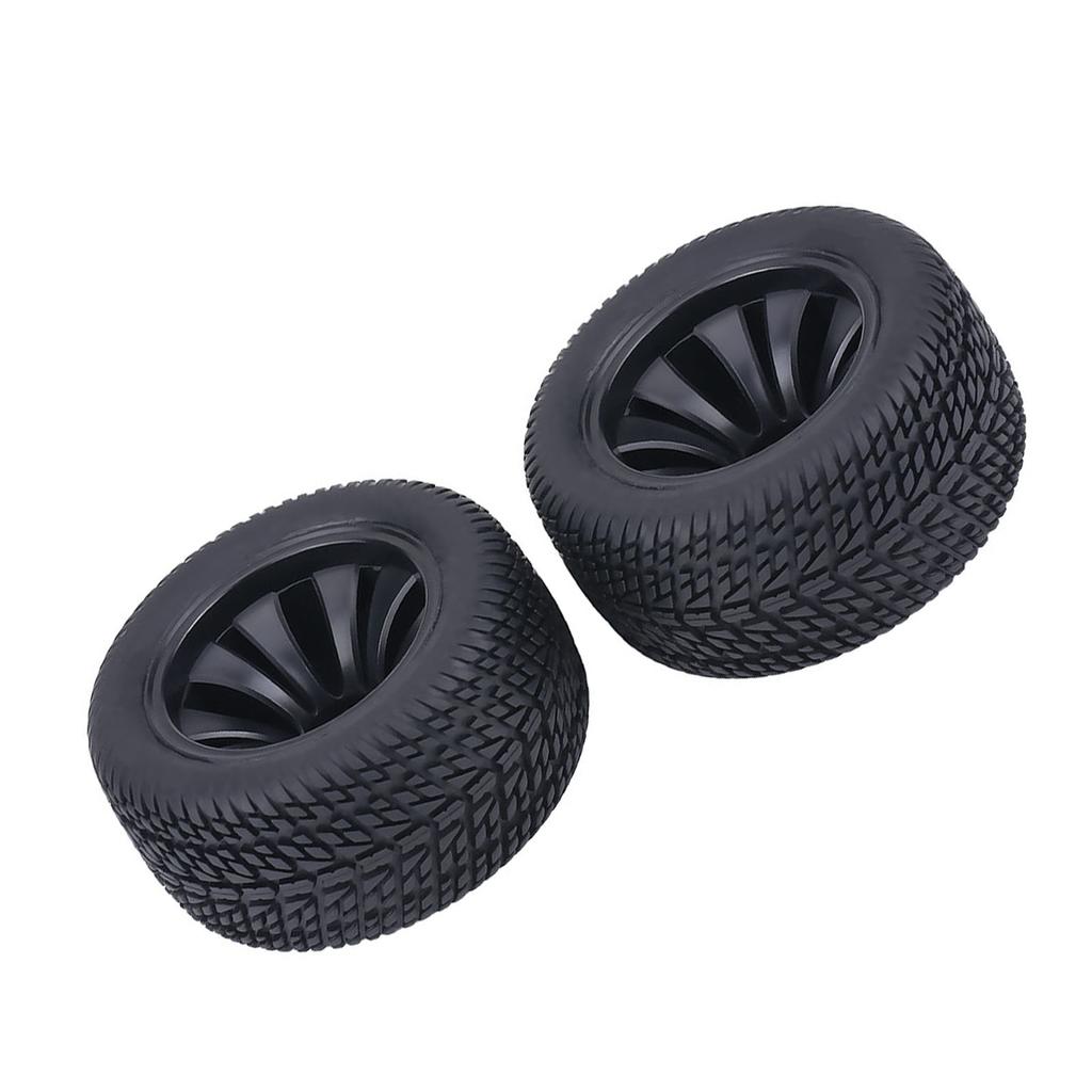 2шт/комплект резиновых шин и пластиковых ступиц для 1 колеса:12 RC гоночный автомобиль грузовик