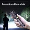 Handheld 18650 LED Flashlight High Power Flashlight Zoomable High Lumen Torch Light For Outdoor Cycling Hiking Camping