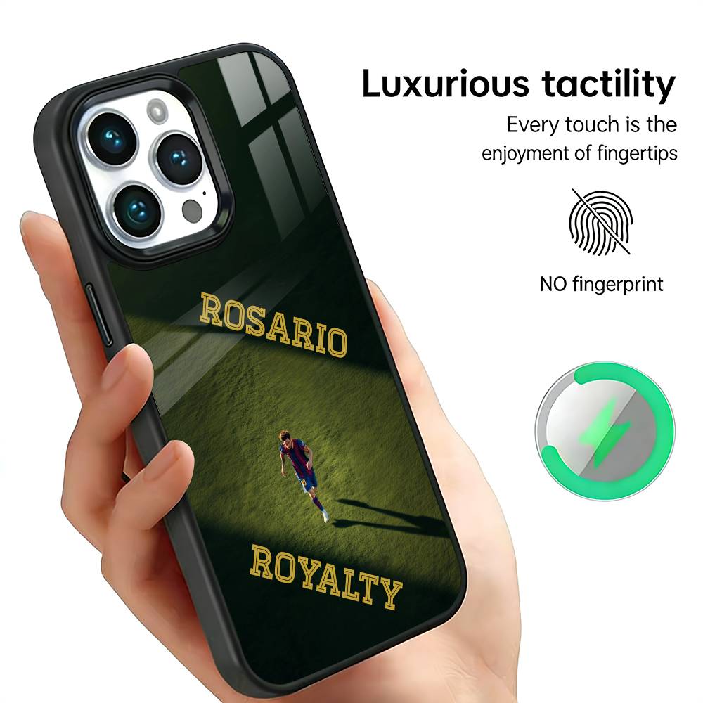 Чехол для телефона Звезда футбола М-Месси Для IPhone17 16 15 14 13 12 11 Plus Pro Max Plus Чехол для беспроводной зарядки Funda