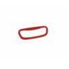 For Jeep Compass 17-2021 Glossy Red Tailgate Trunk Handle Lock Frame Trim 1pcs