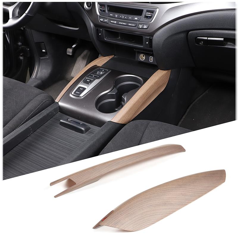 For Honda Pilot 2016-2022 ABS Car Center Console Side Trim Strip Sticker Cover Decorative Frame Car Accessories