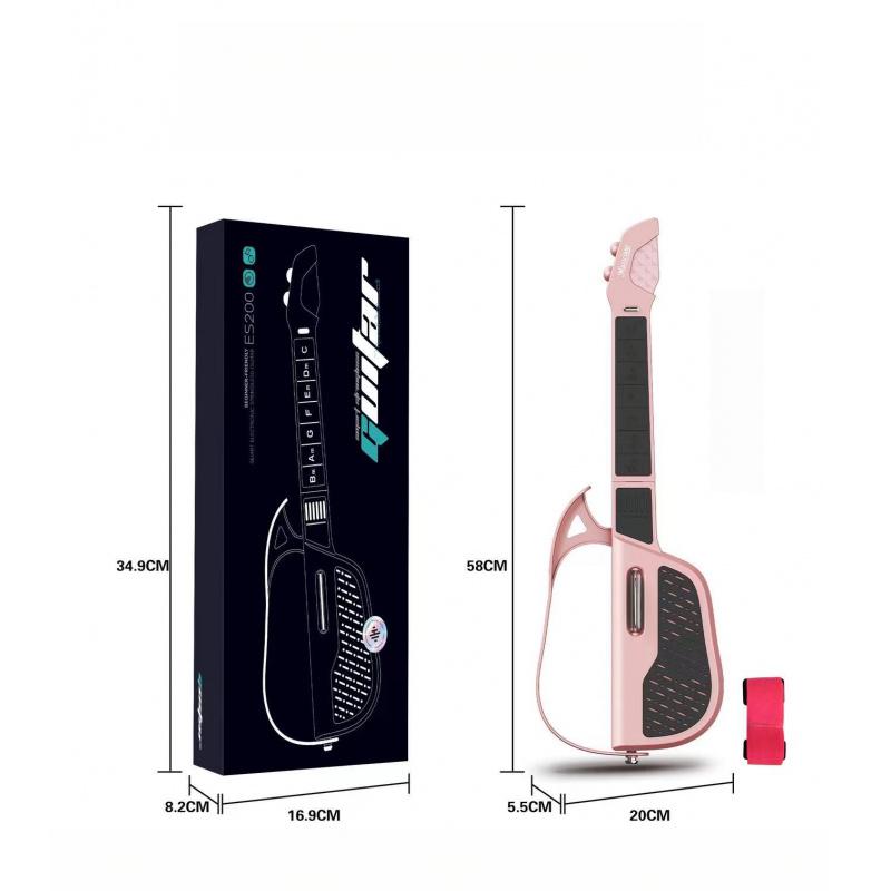 Умная безладовая гитара Автоматическая трансмиссия Складной музыкальный инструмент для просвещения Детская музыкальная игрушка для начинающих