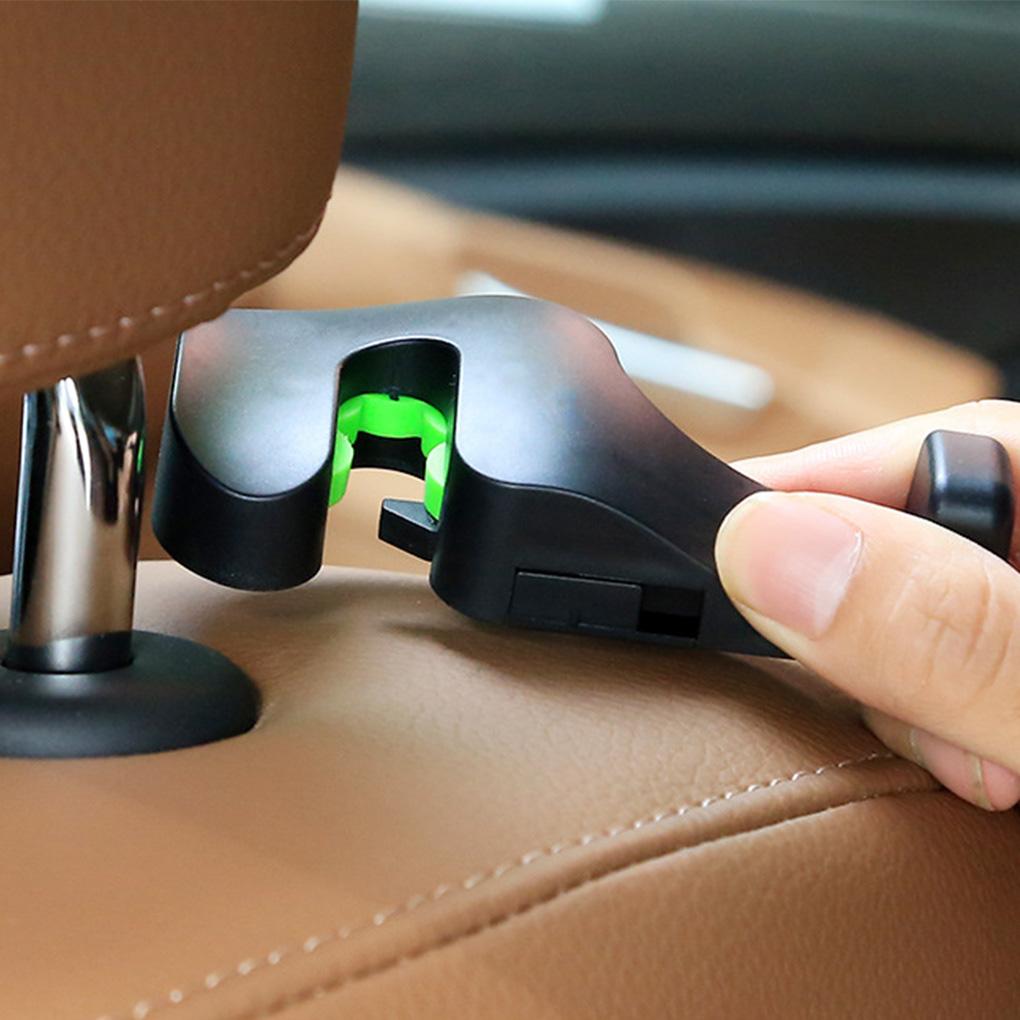 2 шт. автомобильные крючки для хранения, крючки для подголовников, легкий держатель для сумок, вешалка, сумка для продуктов на заднее сиденье автомобиля, автомобильные зажимы, аксессуары