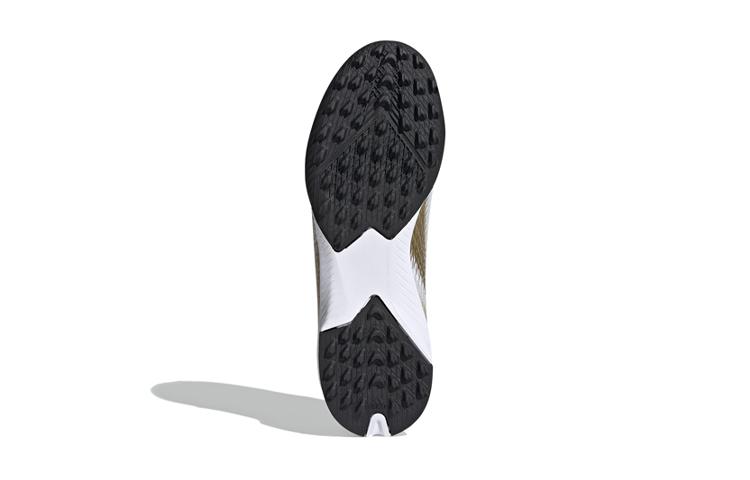 Kids' Sneakers Adidas X Ghosted.3 TF J 'White Metallic Gold Melange'