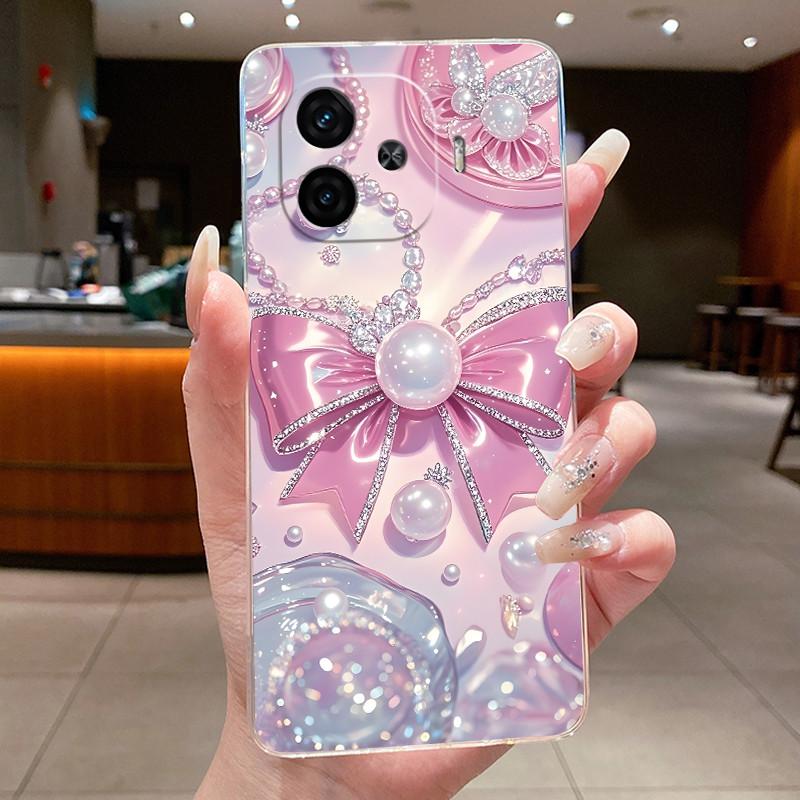 Case For Vivo IQOO Z9 Turbo Turbo+ Neo 10R Capa Flower Butterfly Protective Shell For Vivo Y200 GT Soft Silicone TPU Phone Cover