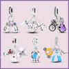 925 Silver Charms Fit For Pandora Bracelet Sailboat Flower Bike Holiday Style Pendants Diy Jewelry
