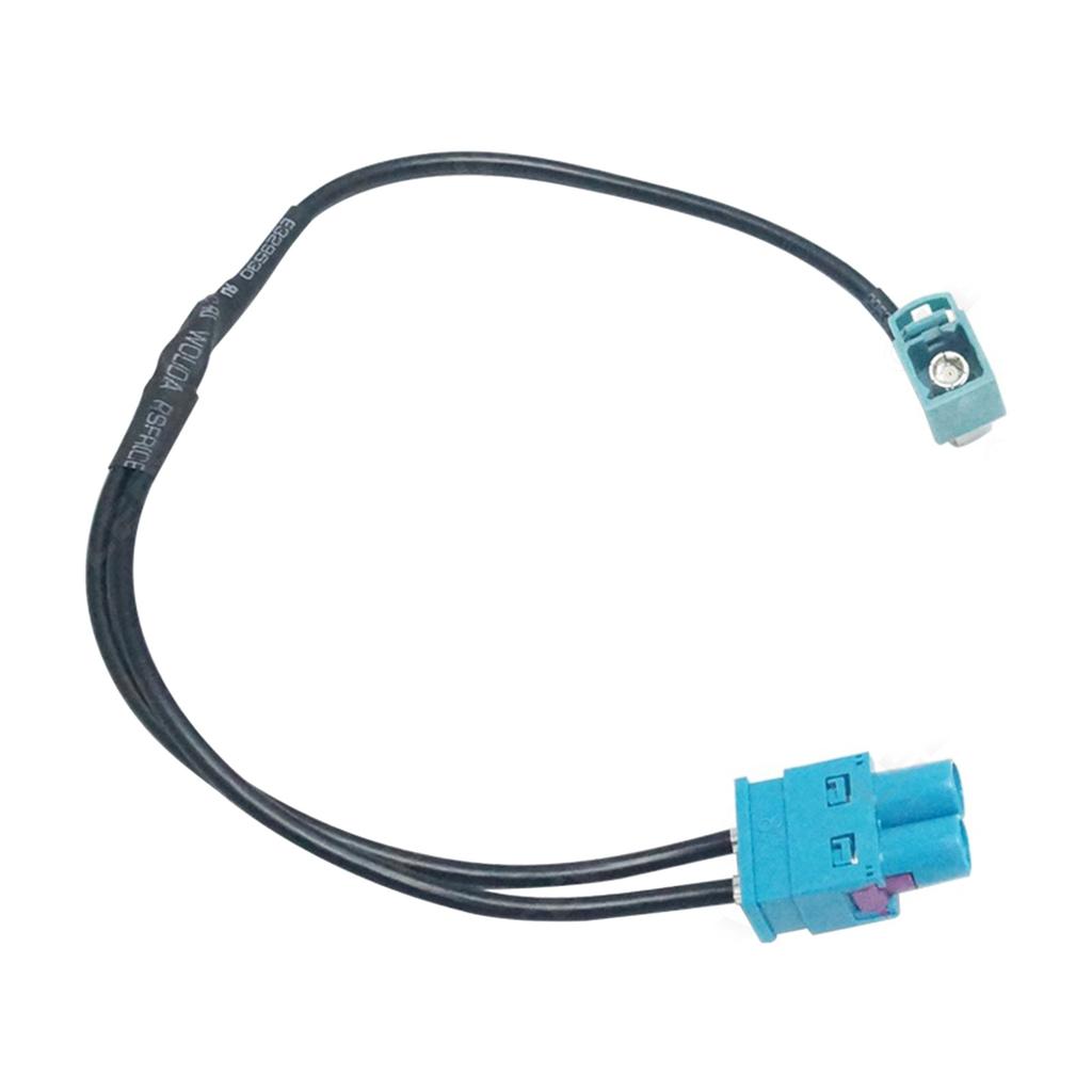 Адаптер антенны для автомобильных радиомагнитол Антенный адаптерный кабель Y-Антенный адаптер Fakra (Z) Гнездо Двойные разъемы Fakra Кабель