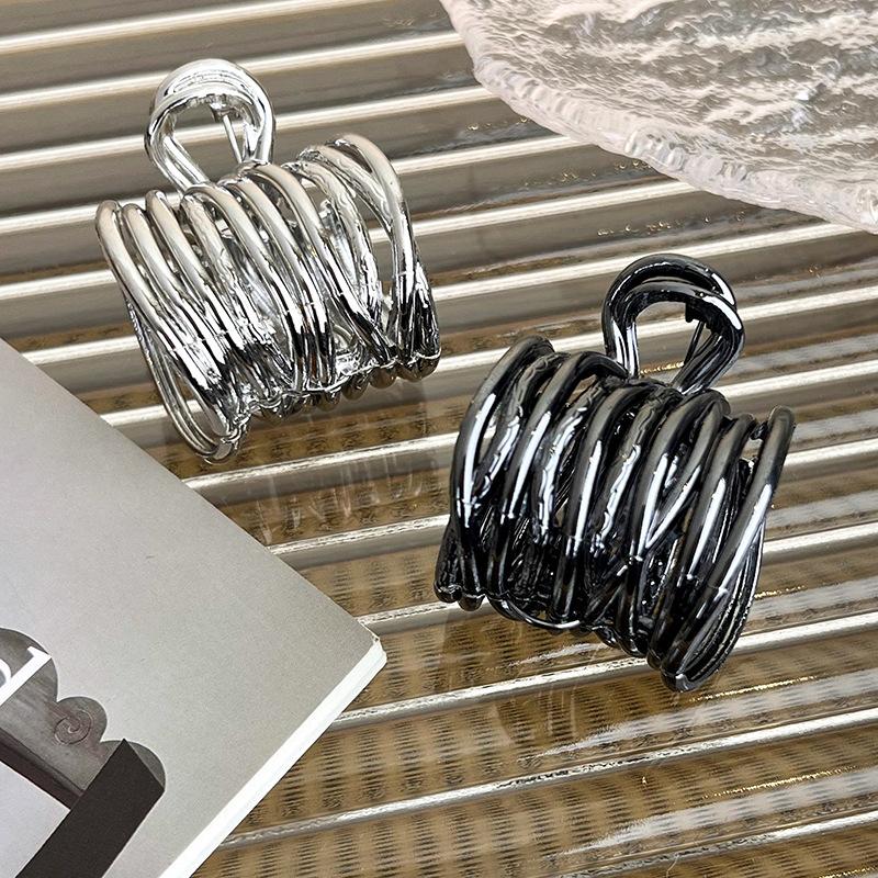 UXSL Винтажные неровные металлические заколки для волос для женщин, девушек, заколка для высокого хвоста, фиксированные заколки, заколка-краб, модные аксессуары для волос