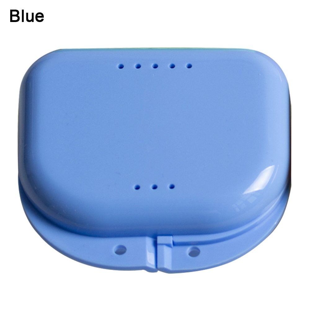 Portable Denture Box Container Mouth Guard Box Oral Hygiene Dental Retainer Storage Case New