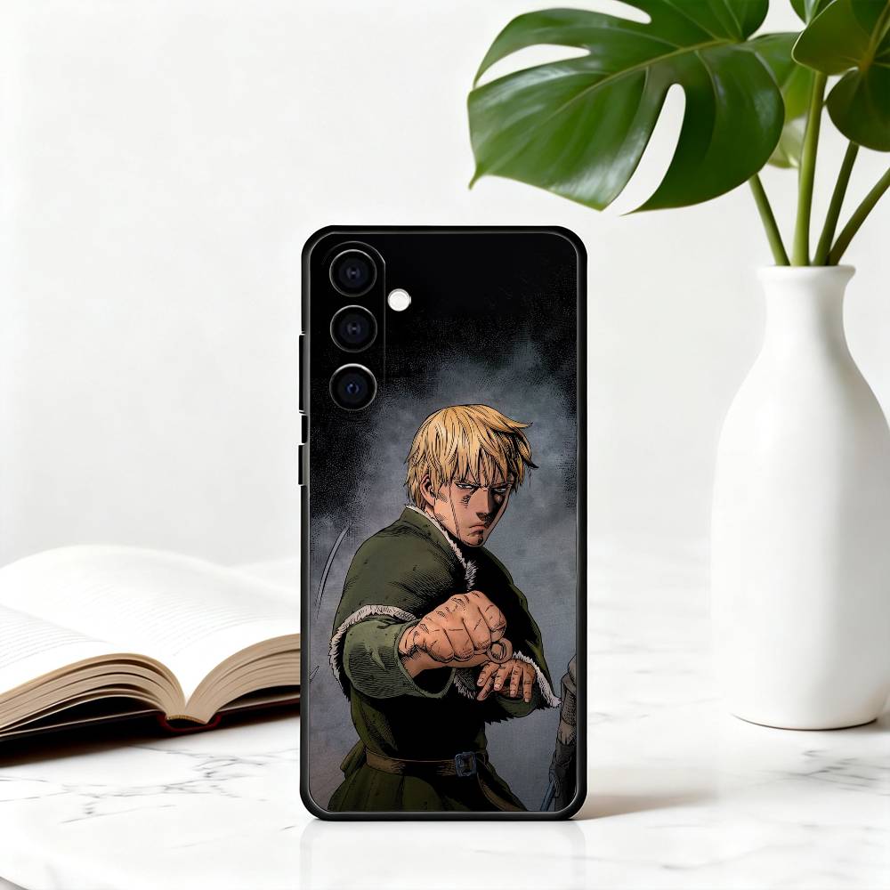 V-Vinland S-Saga T-Thorfinn-VST Чехол для телефона Черный Силиконовый Мягкий Для Samsung Galaxy A73,A72,A71,A70,A53,A52,A51