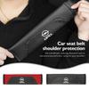 AAAYR1 Leather Car Seat Belt Cover Protect Shoulder Strap Padding For Opel ADAM ASTRA J K CORSA E INSIGNIA MOKKA VIVA Meriva