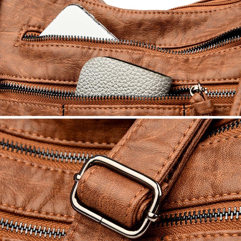 Повседневная сумка-тоут в стиле ретро, ​​женская роскошная дизайнерская сумка на плечо для женщин, новинка 2023 года, женская винтажная сумка через плечо из искусственной кожи