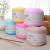 100g Solid Color Cotton Yarns High Quality Combed Cotton Yarn DIY Crocheting Children's Clothing Material