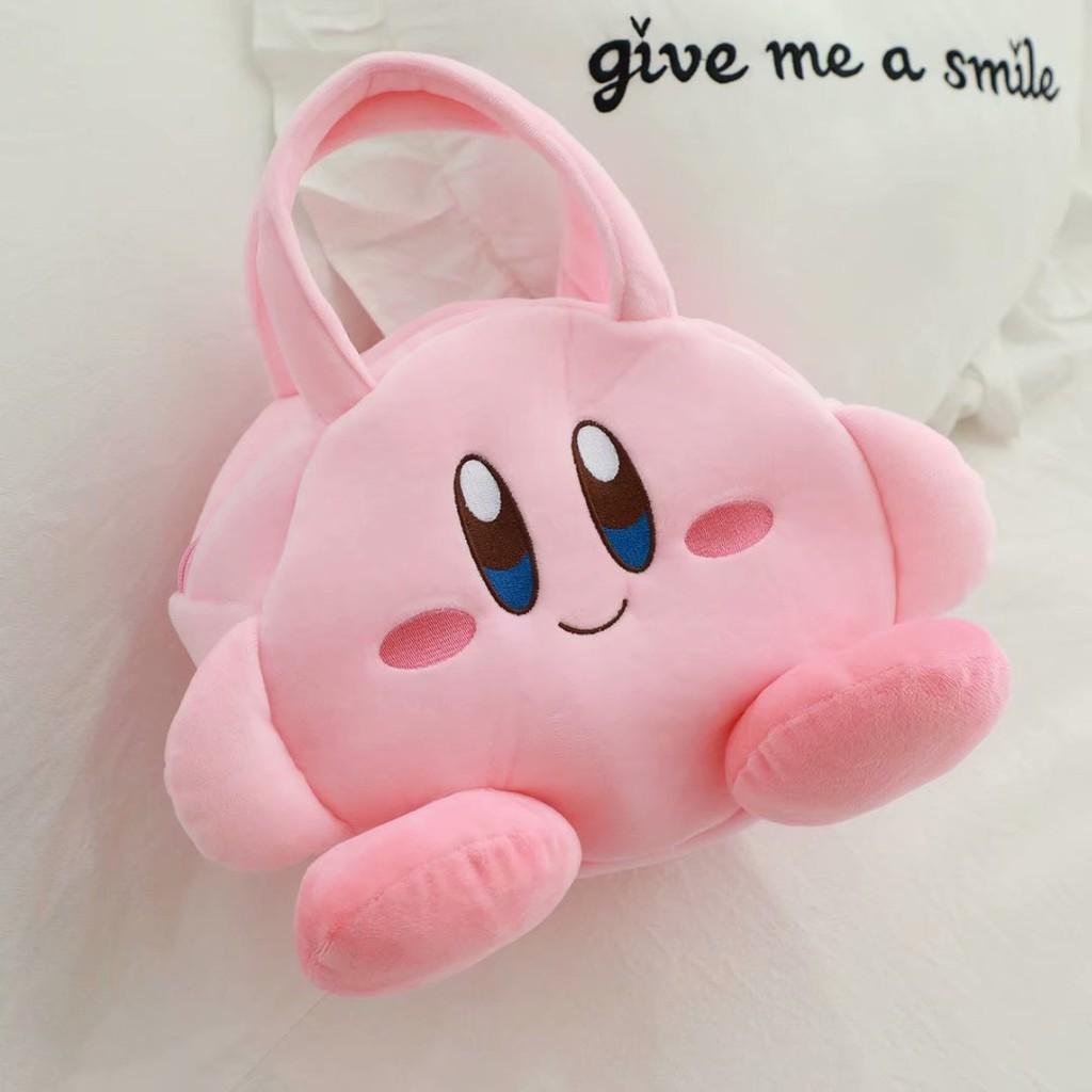Плюшевая сумка Kirby большой вместимости для хранения и переноски ланч-бокса. Включает специальных персонажей.