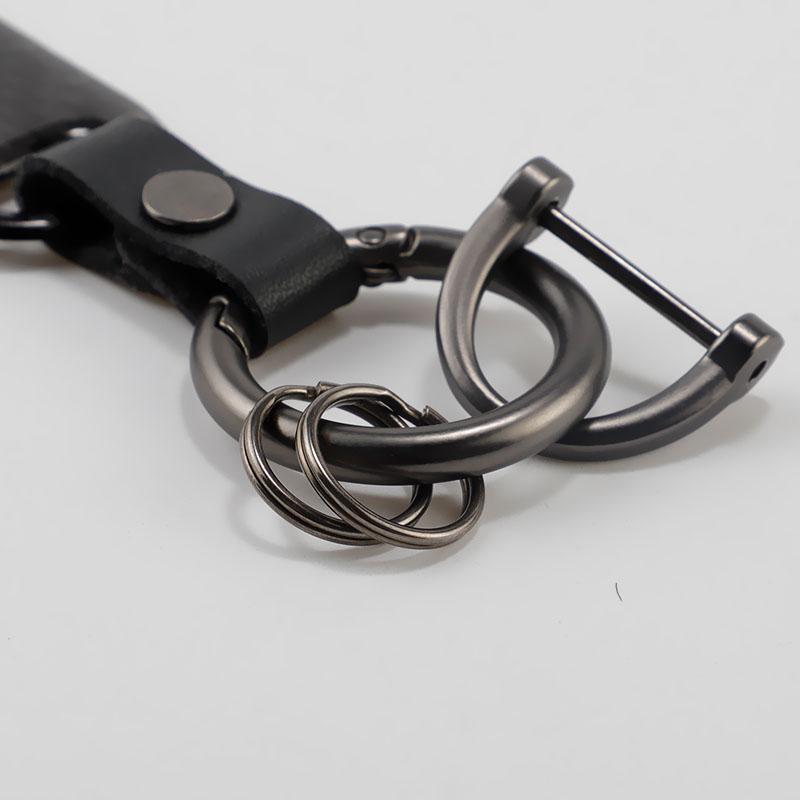 NYOJ2 Car Keychain Carbon Fiber Zinc Alloy Key Chian Ring For KIA Ceed RIO K9 Sorento Carnival Stinger Forte Niro Soul EV9 EV6 Stonic